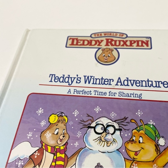 1985 Teddy Ruxpin Teddy’s Winter Adventure Book - Picture 3 of 16
